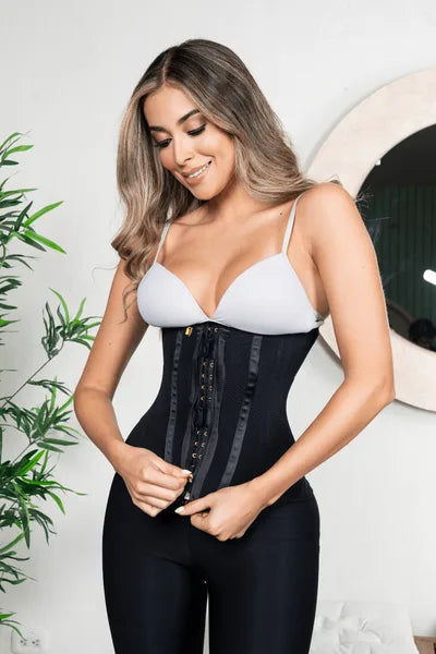 Faja Colombiana Cinturilla Reloj de Arena Ref. 742 – 17 Varillas Alta Compresión