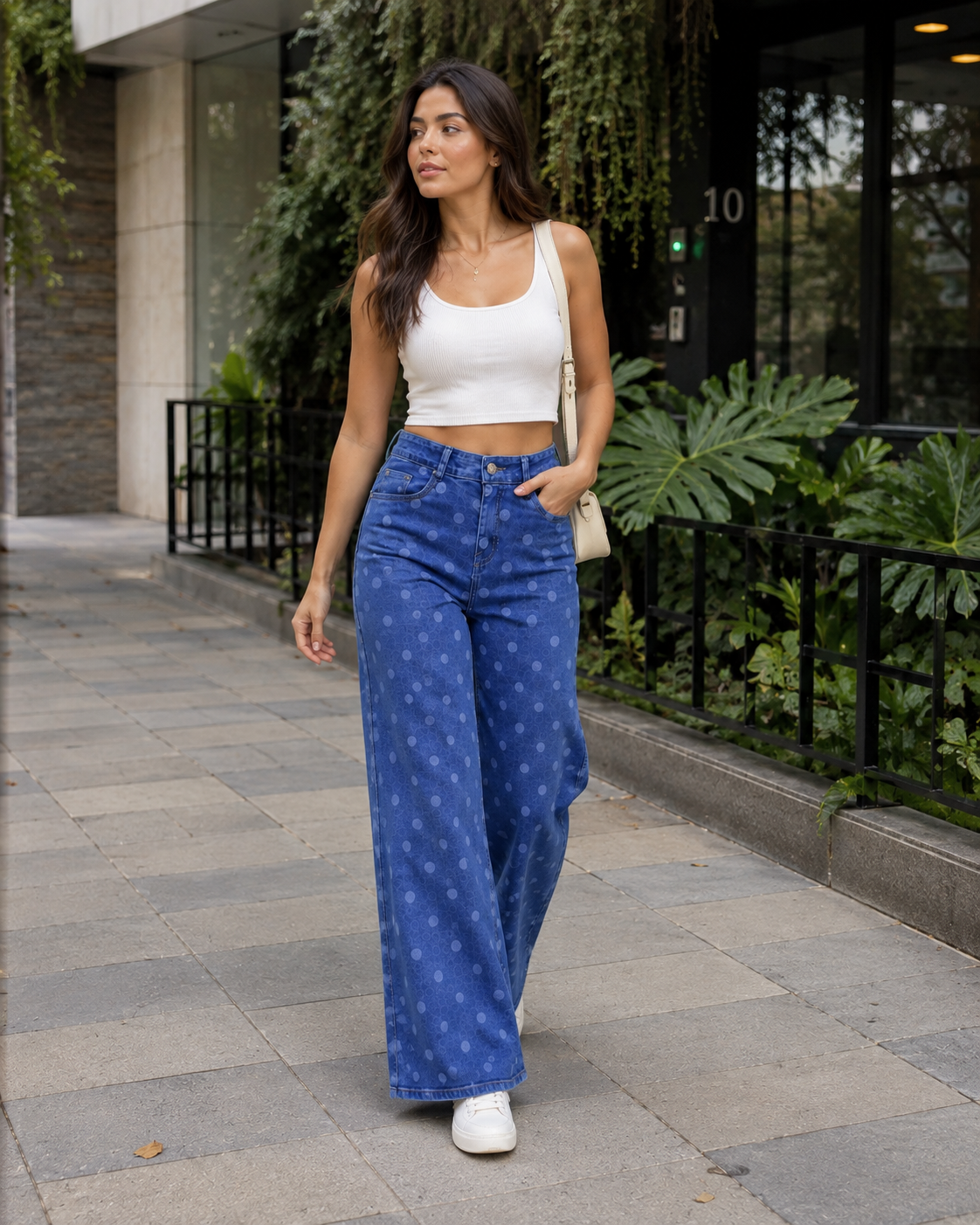 Polka Dots Denim