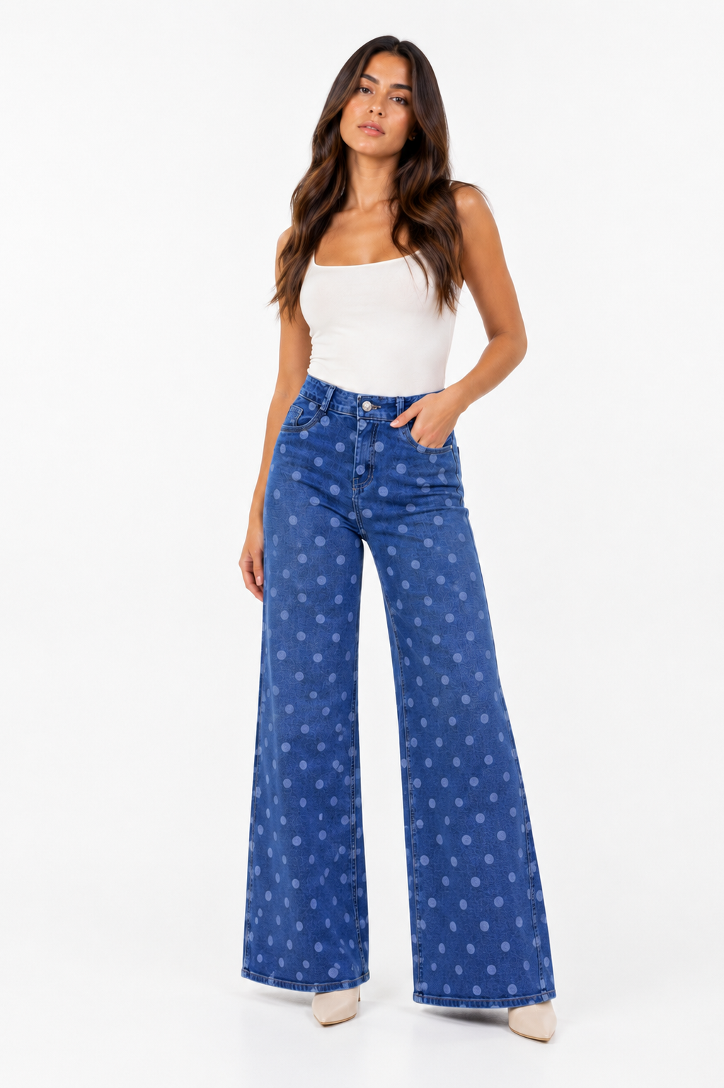 Polka Dots Denim